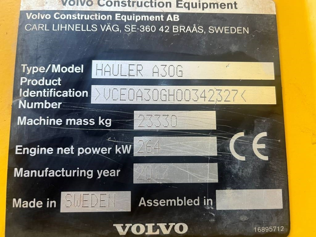 Volvo A 30 G (Under Preparation) - Dúmper articulado: foto 2 Volvo A 30 G (Under Preparation) - Dúmper articulado: foto 2