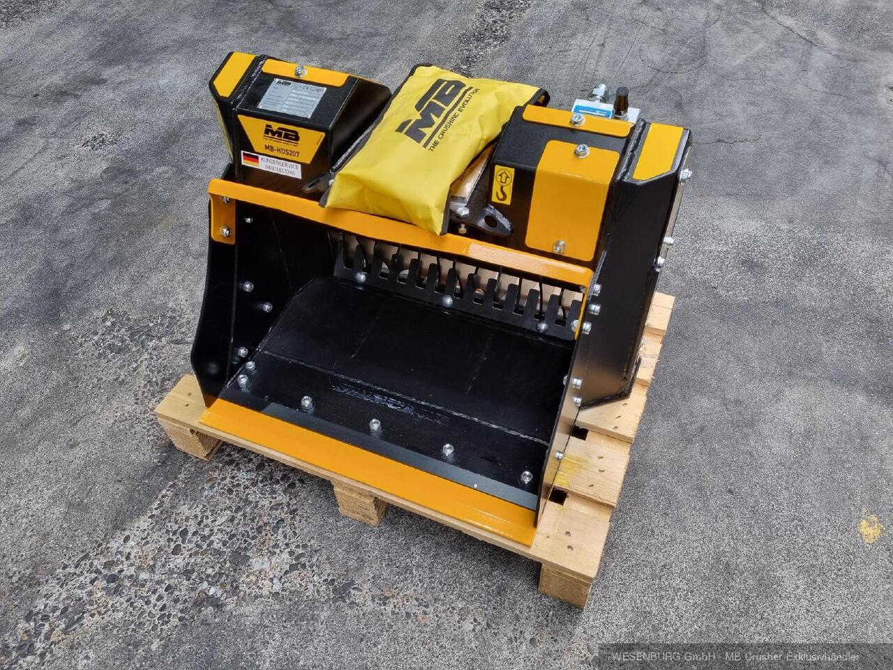 MB Crusher Schaufelseparator Separator MB-HDS 207 / 1,3 - 2,8 t - Cuchara para clasificación para Maquinaria de construcción: foto 1 MB Crusher Schaufelseparator Separator MB-HDS 207 / 1,3 - 2,8 t - Cuchara para clasificación para Maquinaria de construcción: foto 1