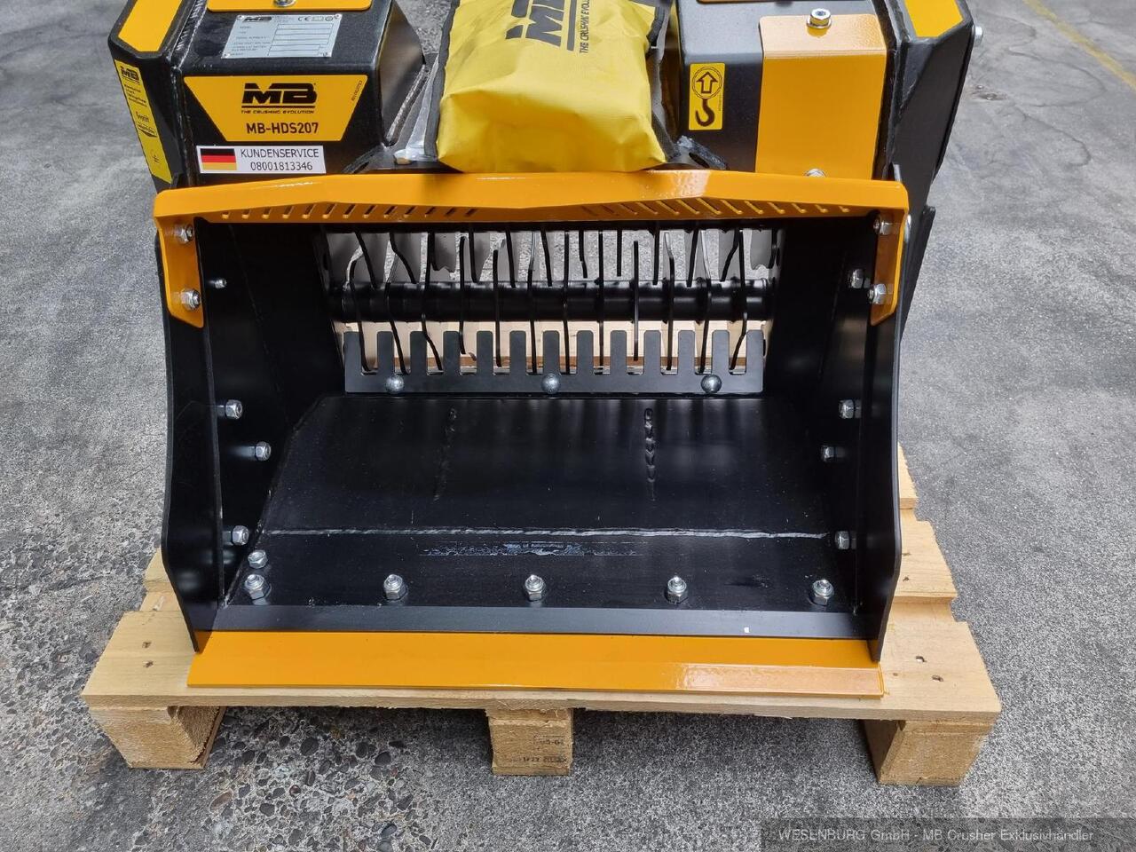 MB Crusher Schaufelseparator Separator MB-HDS 207 / 1,3 - 2,8 t - Cuchara para clasificación para Maquinaria de construcción: foto 2 MB Crusher Schaufelseparator Separator MB-HDS 207 / 1,3 - 2,8 t - Cuchara para clasificación para Maquinaria de construcción: foto 2