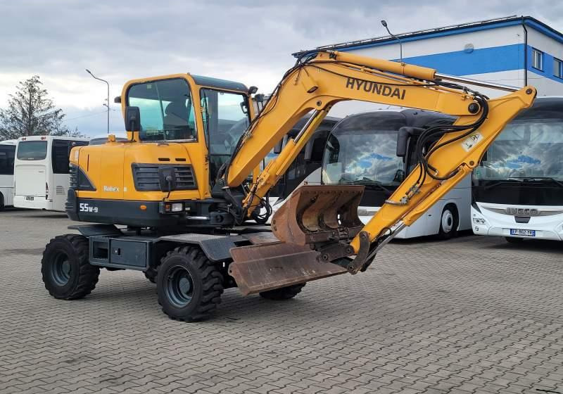 Excavadora de ruedas Hyundai ROBEX 55W-9 EXCAVATOR / SPROWADZONY Z FRANCJI: foto 1