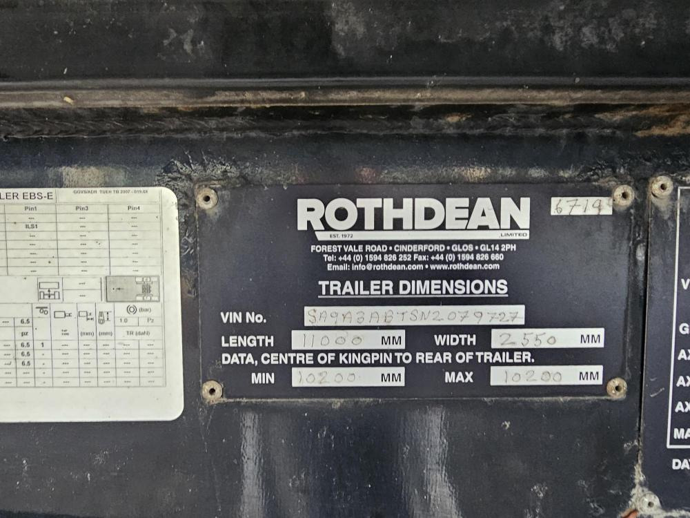 Rothdean Steel tipper - Semirremolque volquete: foto 2 Rothdean Steel tipper - Semirremolque volquete: foto 2