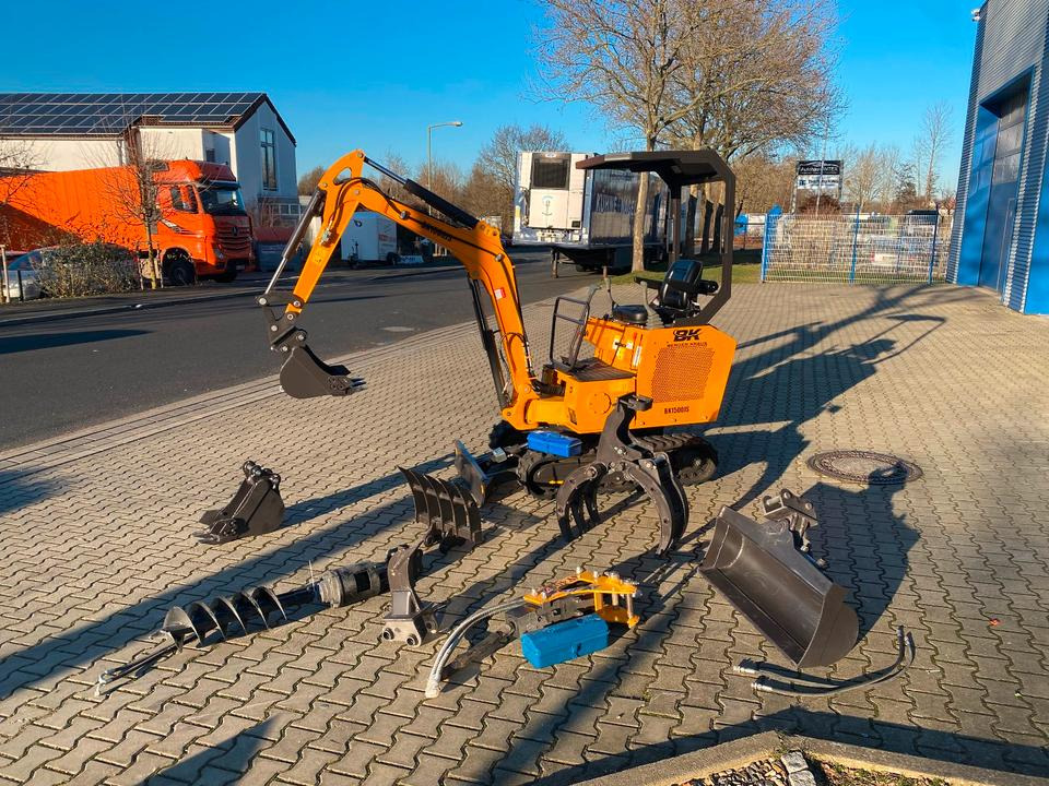 Minibagger BK1500JS + Zubehör *INKL.19% MWST*BERGER KRAUS*KUBOTA*JOYSTICK*ZUBEHÖRPAKET GROß*SOFORT!* - Miniexcavadora: foto 1 Minibagger BK1500JS + Zubehör *INKL.19% MWST*BERGER KRAUS*KUBOTA*JOYSTICK*ZUBEHÖRPAKET GROß*SOFORT!* - Miniexcavadora: foto 1