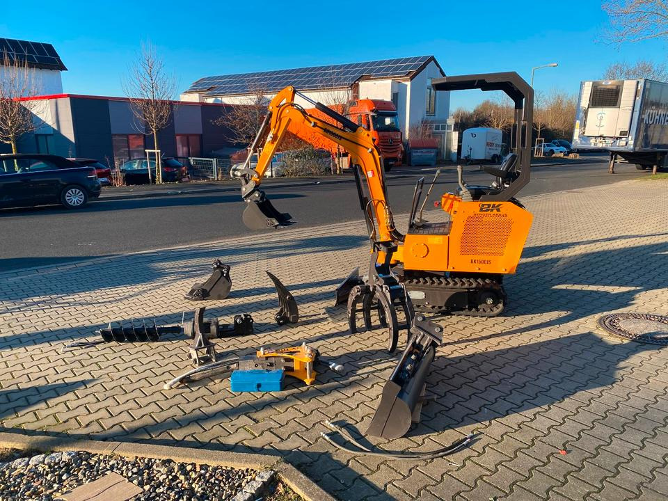 Minibagger BK1500JS + Zubehör *INKL.19% MWST*BERGER KRAUS*KUBOTA*JOYSTICK*ZUBEHÖRPAKET GROß*SOFORT!* - Miniexcavadora: foto 2 Minibagger BK1500JS + Zubehör *INKL.19% MWST*BERGER KRAUS*KUBOTA*JOYSTICK*ZUBEHÖRPAKET GROß*SOFORT!* - Miniexcavadora: foto 2