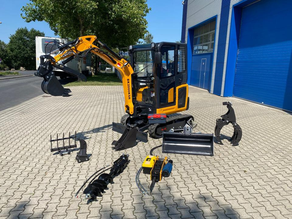 Miniexcavadora Minibagger BK2000KSR inkl. Zubehörpaket *INKL.19% MWST*BERGER KRAUS*YANMAR*SCHWENKARM* VERSTELLFAHRWERK*: foto 1