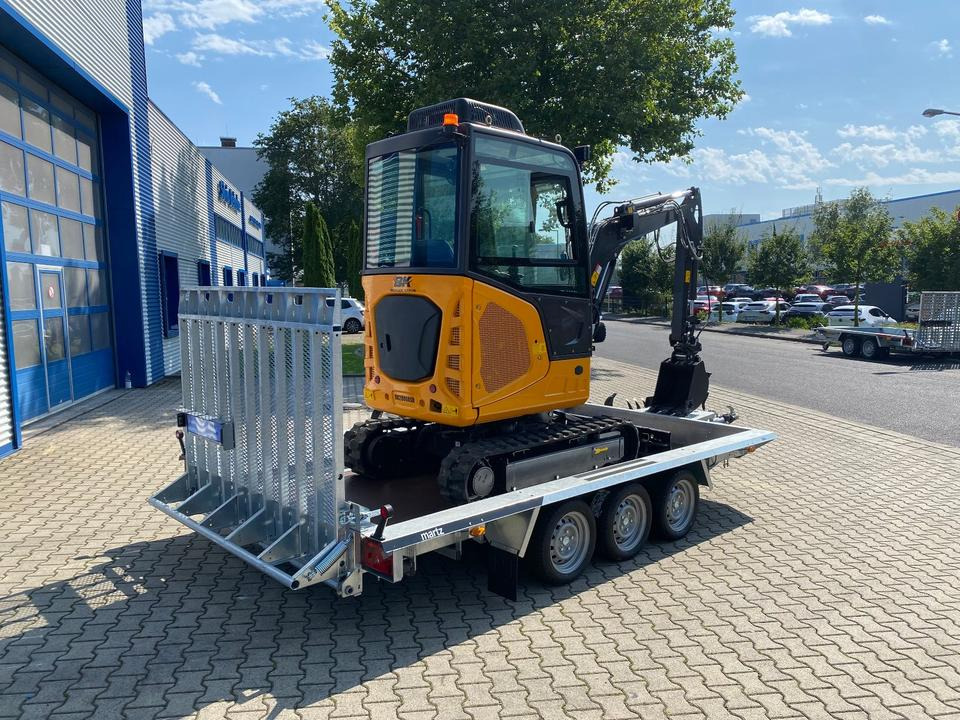 Minibagger BK2800ASR + Tieflader + Zubehör *INKL.19% MWST*BERGER KRAUS*KUBOTA*SCHWENKARM* VERSTELLFAHRWERK*KLIMA* - Miniexcavadora, Remolque: foto 5 Minibagger BK2800ASR + Tieflader + Zubehör *INKL.19% MWST*BERGER KRAUS*KUBOTA*SCHWENKARM* VERSTELLFAHRWERK*KLIMA* - Miniexcavadora, Remolque: foto 5