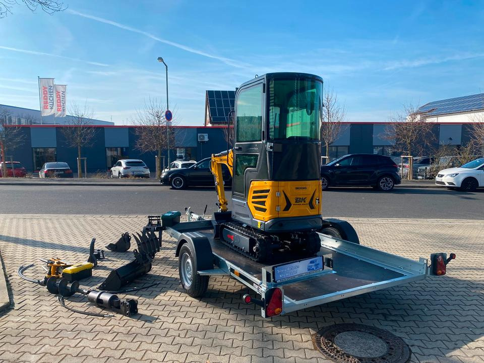 Minibagger BK950KS + Anhänger + Zubehör *INKL.19% MWST*BERGER KRAUS*KABINE*SOFORT!* - Miniexcavadora, Remolque: foto 5 Minibagger BK950KS + Anhänger + Zubehör *INKL.19% MWST*BERGER KRAUS*KABINE*SOFORT!* - Miniexcavadora, Remolque: foto 5