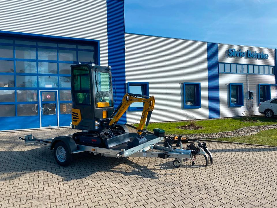 Minibagger BK950KS + Anhänger + Zubehör *INKL.19% MWST*BERGER KRAUS*KABINE*SOFORT!* - Miniexcavadora, Remolque: foto 4 Minibagger BK950KS + Anhänger + Zubehör *INKL.19% MWST*BERGER KRAUS*KABINE*SOFORT!* - Miniexcavadora, Remolque: foto 4