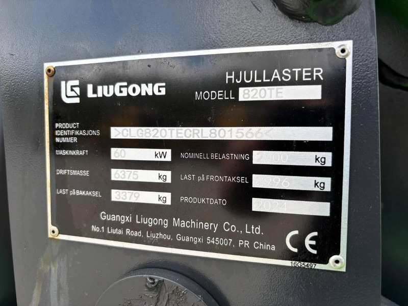 LIUGONG 820 TE Electric - Cargadora de ruedas: foto 5 LIUGONG 820 TE Electric - Cargadora de ruedas: foto 5