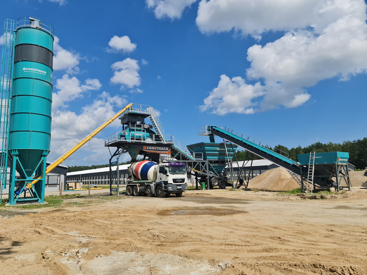 Constmach 100 m³/h Mobile Concrete Batching Plant - Planta de hormigón: foto 4 Constmach 100 m³/h Mobile Concrete Batching Plant - Planta de hormigón: foto 4