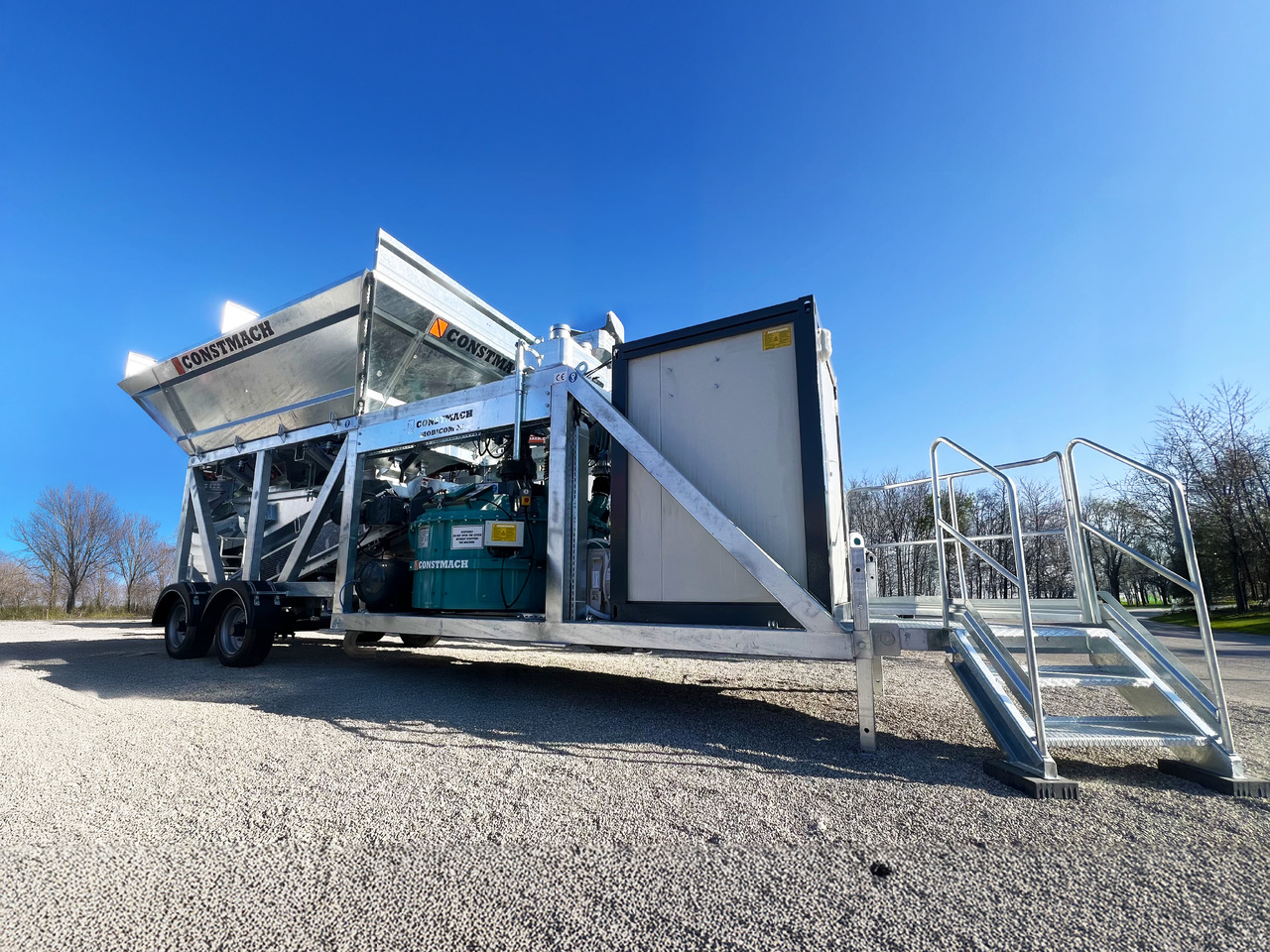 Constmach Mini-Centrale à Béton Mobile 30 m³/h - Planta de hormigón: foto 1 Constmach Mini-Centrale à Béton Mobile 30 m³/h - Planta de hormigón: foto 1