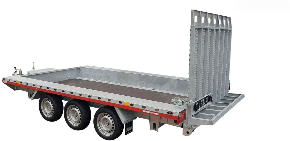 Gewe Przyczepa pod minikoparkę 4x1,8m - 3osiowa, B3500 E/1 - Remolque porta maquinaria: foto 5 Gewe Przyczepa pod minikoparkę 4x1,8m - 3osiowa, B3500 E/1 - Remolque porta maquinaria: foto 5