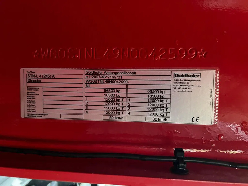 Semirremolque góndola rebajadas nuevo Goldhofer STN-L 4 (245) A RM2 Stepstar: foto 19 Semirremolque góndola rebajadas nuevo Goldhofer STN-L 4 (245) A RM2 Stepstar: foto 19