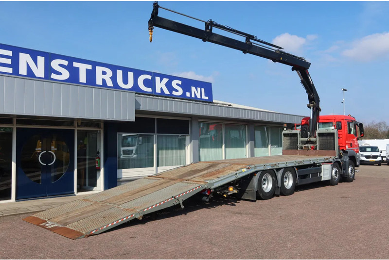 MAN TGS 35.360 8x2 Oprijwagen + HIAB 228 E 3 kraan. Radio grafisch + winch - Camión portavehículos, Camión grúa: foto 3 MAN TGS 35.360 8x2 Oprijwagen + HIAB 228 E 3 kraan. Radio grafisch + winch - Camión portavehículos, Camión grúa: foto 3