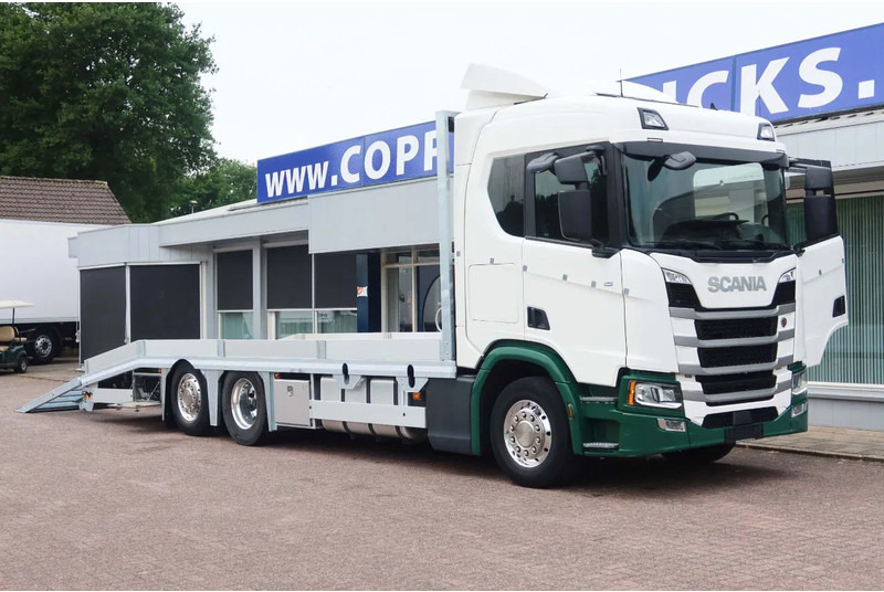 Scania R500 NGS Machinetransport 6x2 Hydralische oprijplaten. Binnenkort leverbaar. - Camión portavehículos: foto 2 Scania R500 NGS Machinetransport 6x2 Hydralische oprijplaten. Binnenkort leverbaar. - Camión portavehículos: foto 2