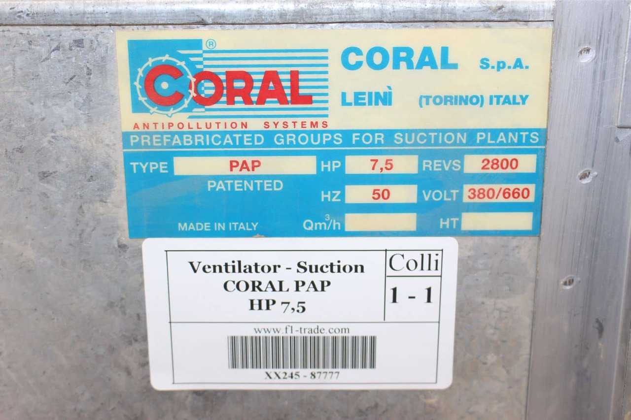 Coral PAP HP 7,5 - Equipo de climatización industrial: foto 3 Coral PAP HP 7,5 - Equipo de climatización industrial: foto 3