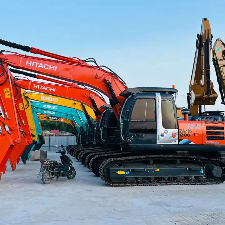 Hight Quality Japan Original 20t Excavator Hitachi Zx200-3g Zx200 Crawler Excavator With 6bg1 Engine In Shanghai - Excavadora de cadenas: foto 1 Hight Quality Japan Original 20t Excavator Hitachi Zx200-3g Zx200 Crawler Excavator With 6bg1 Engine In Shanghai - Excavadora de cadenas: foto 1