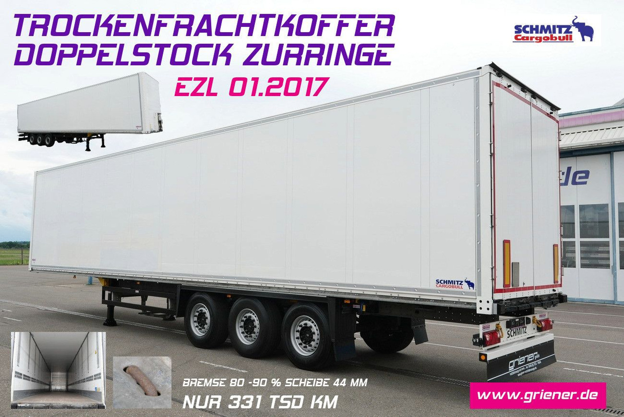 Schmitz Cargobull SKO 24/DOPPELSTOCK/ZURRLEISTE /ZURRINGE - Semirremolque caja cerrada: foto 1 Schmitz Cargobull SKO 24/DOPPELSTOCK/ZURRLEISTE /ZURRINGE - Semirremolque caja cerrada: foto 1
