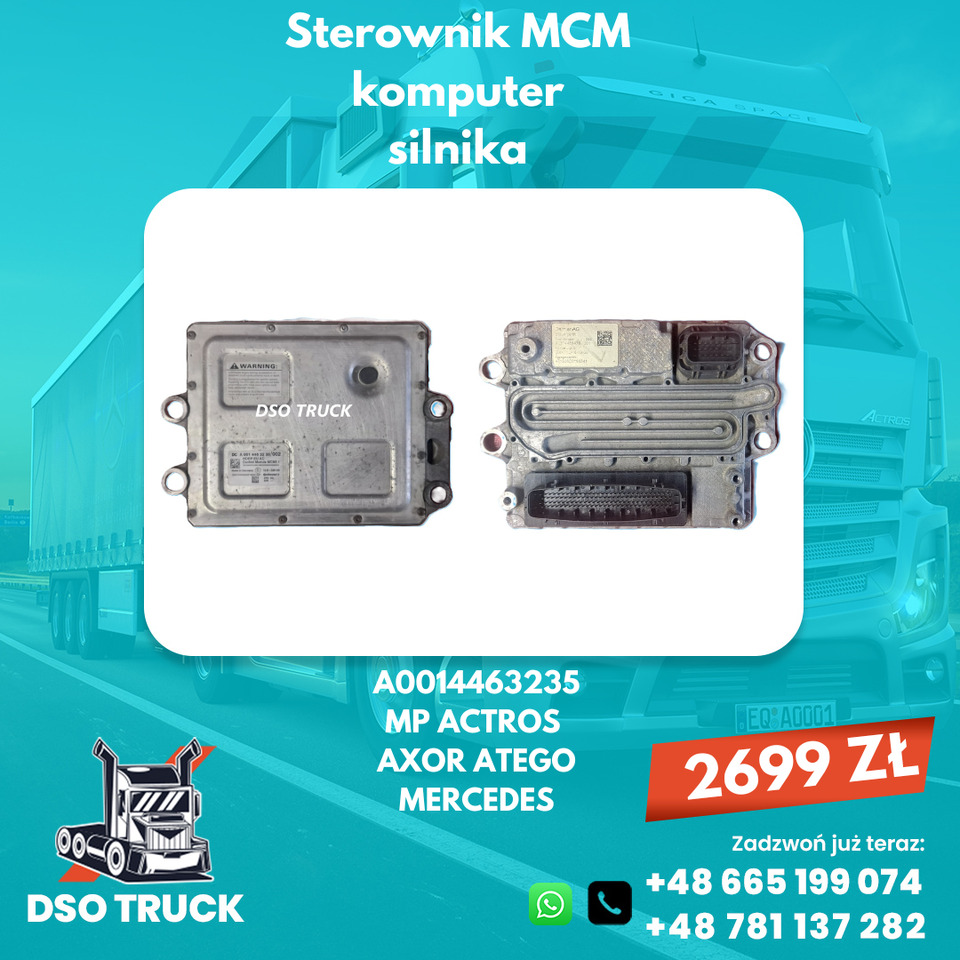 A0014463235 Sterownik MCM Mercedes MP ACTROS AXOR ATEGO Mercedes MP ACTROS AXOR ATEGO - Piezas de recambio: foto 1 A0014463235 Sterownik MCM Mercedes MP ACTROS AXOR ATEGO Mercedes MP ACTROS AXOR ATEGO - Piezas de recambio: foto 1