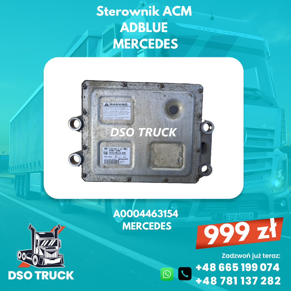 Sterownik ACM adblue A0004465854 A0004463154 Mercedes MP ACTROS AXOR ATEGO - Piezas de recambio: foto 1 Sterownik ACM adblue A0004465854 A0004463154 Mercedes MP ACTROS AXOR ATEGO - Piezas de recambio: foto 1