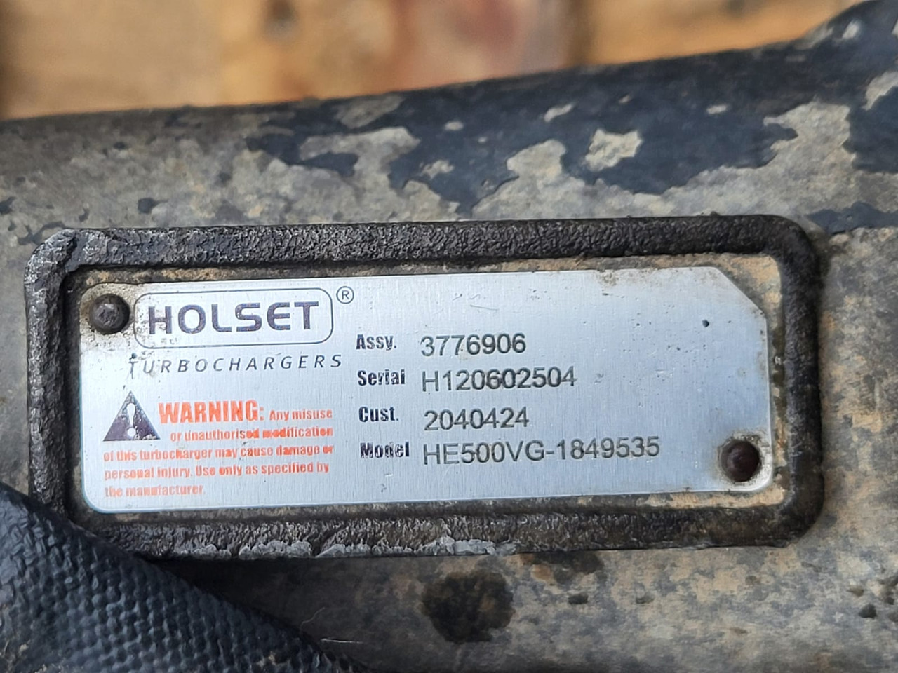 TURBOSPREZARKA SCANIA TURBINA HOLSET VTG - Piezas de recambio: foto 4 TURBOSPREZARKA SCANIA TURBINA HOLSET VTG - Piezas de recambio: foto 4