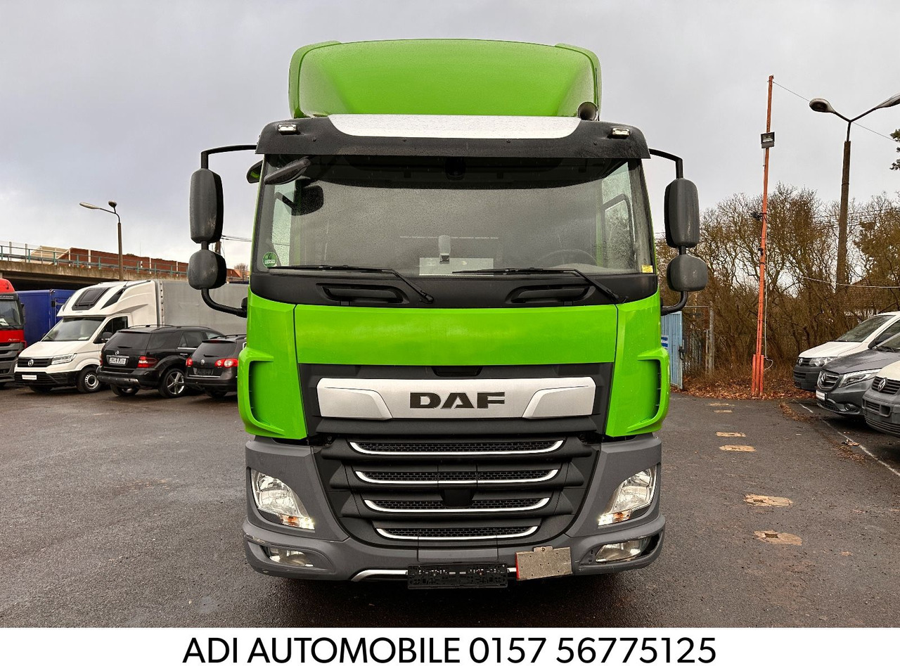 DAF CF 370 mit Kran Klima Tempomat - Camión caja abierta, Camión grúa: foto 1 DAF CF 370 mit Kran Klima Tempomat - Camión caja abierta, Camión grúa: foto 1