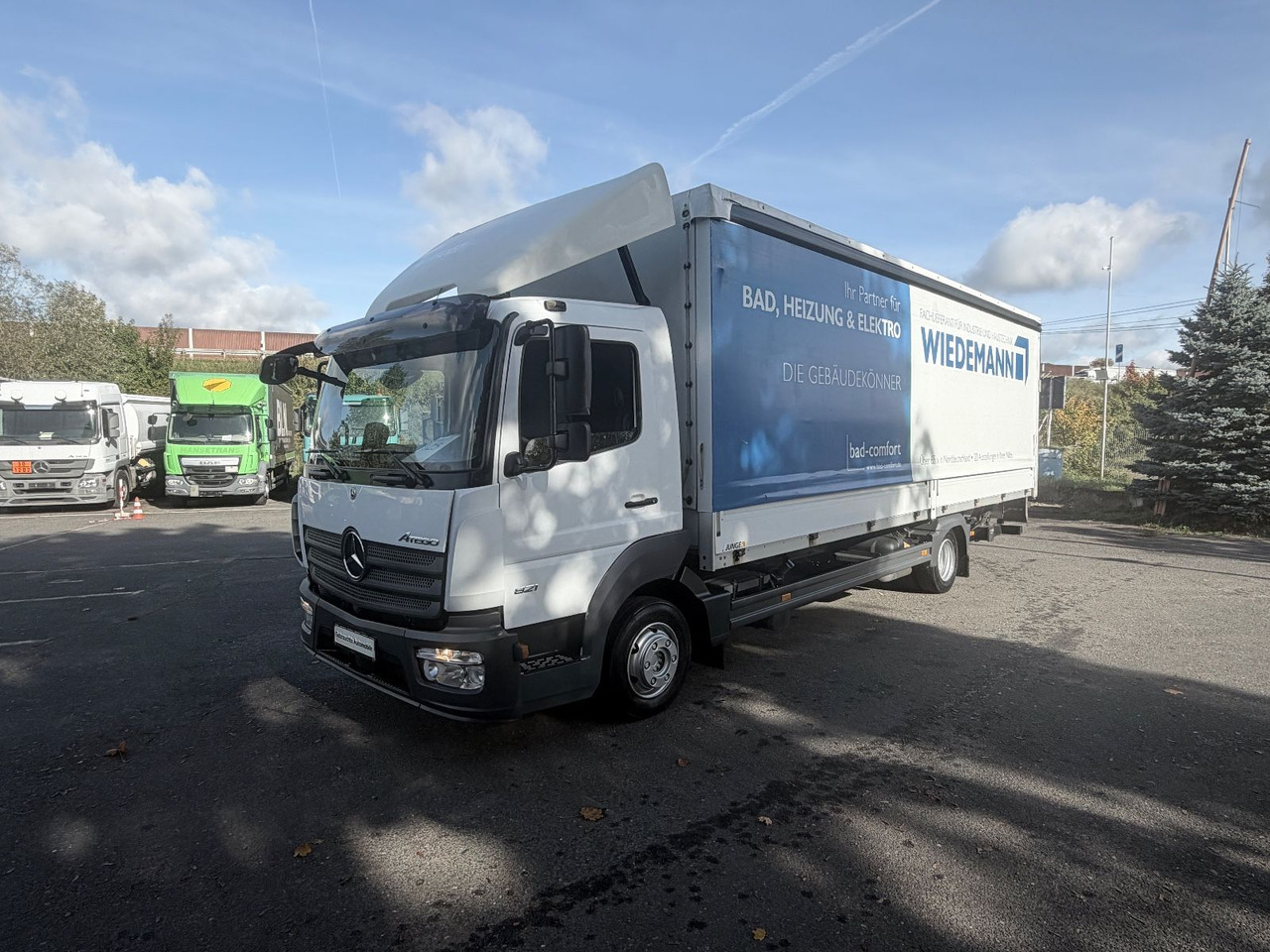 Mercedes-Benz Atego 821 Klima Lbw Tempoamt - Camión lona: foto 3 Mercedes-Benz Atego 821 Klima Lbw Tempoamt - Camión lona: foto 3