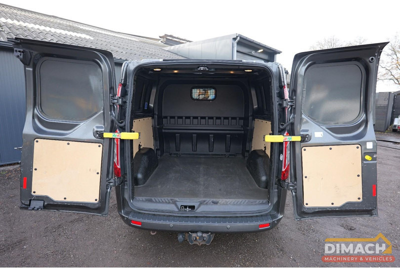 Furgoneta pequeña Ford Transit Custom  Transit L2H1 dubbele cabine, dubbele schuifdeur, grijs kenteken, trekhaak, euro 6, 170pk, top conditie: foto 7