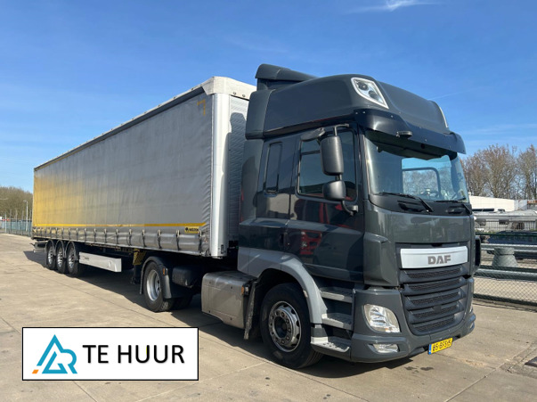 DAF CF 510 + Wielton huiftrailer / NL BE Verhuur/ 750 euro per week / direct afhalen - Cabeza tractora: foto 1 DAF CF 510 + Wielton huiftrailer / NL BE Verhuur/ 750 euro per week / direct afhalen - Cabeza tractora: foto 1