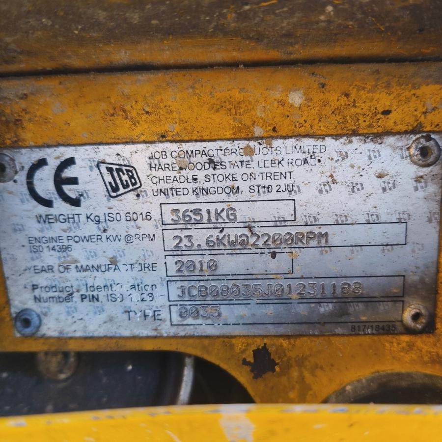 Miniexcavadora Jcb 8035 Mini-pelle 3,5T: foto 15 Miniexcavadora Jcb 8035 Mini-pelle 3,5T: foto 15