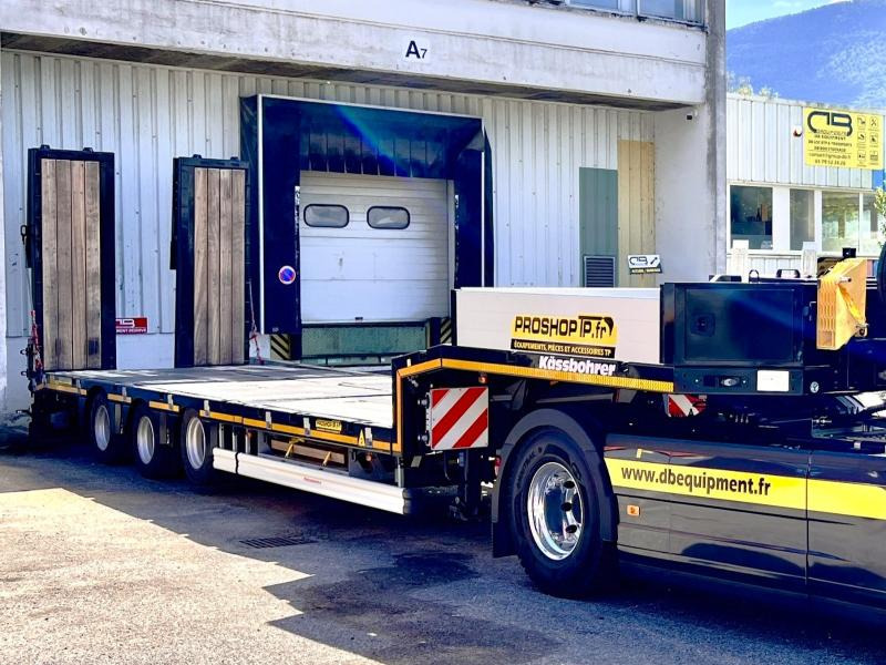 KASSBOHRER Porte engins 3 Essieux - Semirremolque góndola rebajadas: foto 1 KASSBOHRER Porte engins 3 Essieux - Semirremolque góndola rebajadas: foto 1