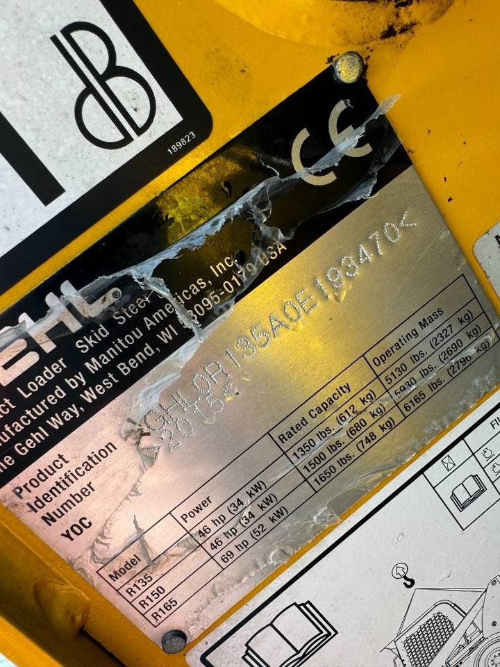 Gehl R 135 Skid Steer - Minicargadora: foto 5 Gehl R 135 Skid Steer - Minicargadora: foto 5