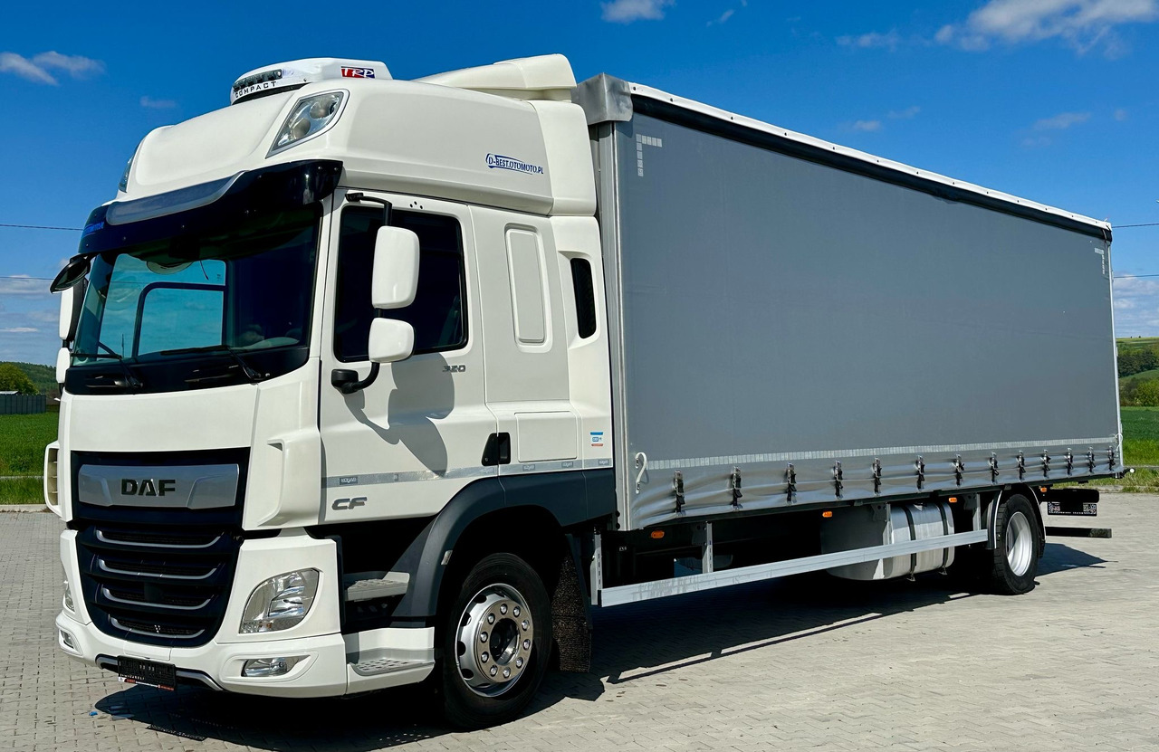 DAF CF 320 / FIRANKA / 21 EUROPALET / SYPIALKA / AUTOMAT / KLIMA POSTOJOWA / 2021 ROK TO - Camión lona: foto 2 DAF CF 320 / FIRANKA / 21 EUROPALET / SYPIALKA / AUTOMAT / KLIMA POSTOJOWA / 2021 ROK TO - Camión lona: foto 2