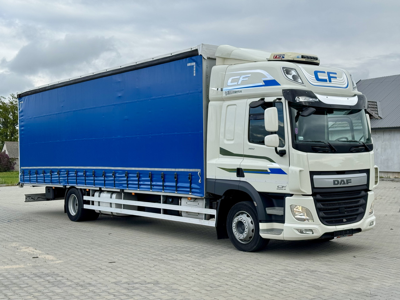 DAF CF 320 / FIRANKA / 24 EUROPALETY / SYPIALKA / AUTOMAT / KLIMA POSTOJOWA / 2017 ROK - Camión lona: foto 1 DAF CF 320 / FIRANKA / 24 EUROPALETY / SYPIALKA / AUTOMAT / KLIMA POSTOJOWA / 2017 ROK - Camión lona: foto 1