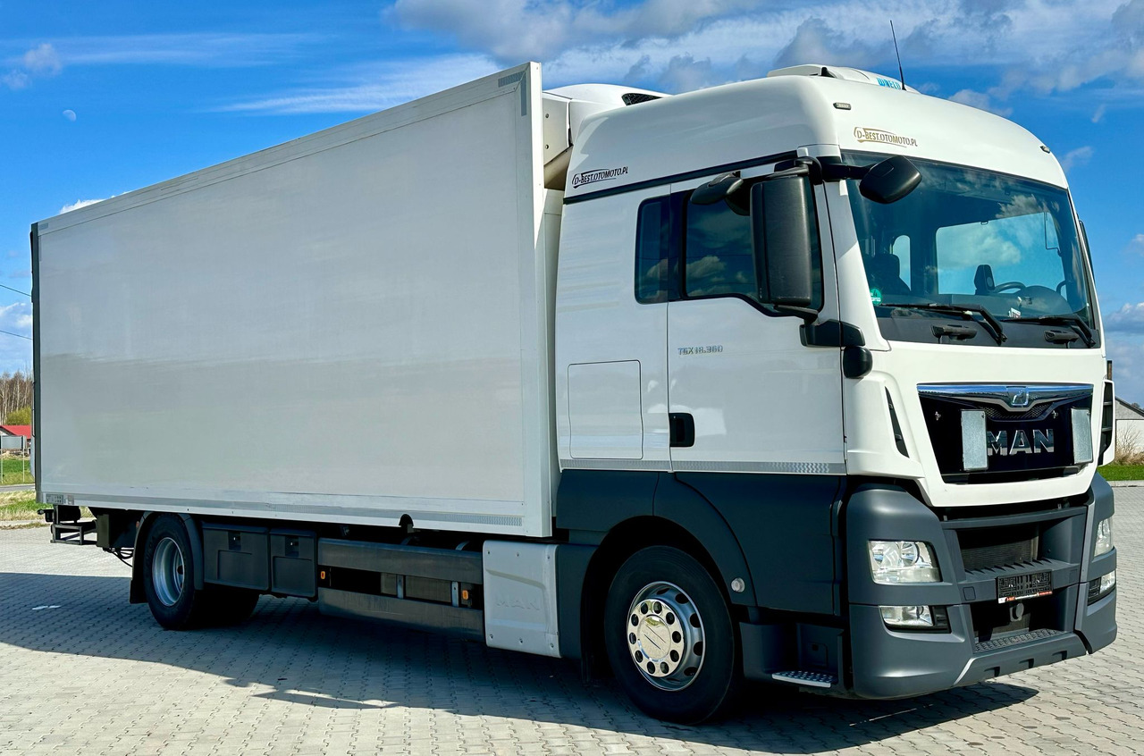 MAN TGX 18.360 / CHŁODNIA / WINDA / AUTOMAT / 19 EUROPALET / THERMO KING / SYPIALKA / SPROWADZONY - Camión frigorífico: foto 1 MAN TGX 18.360 / CHŁODNIA / WINDA / AUTOMAT / 19 EUROPALET / THERMO KING / SYPIALKA / SPROWADZONY - Camión frigorífico: foto 1