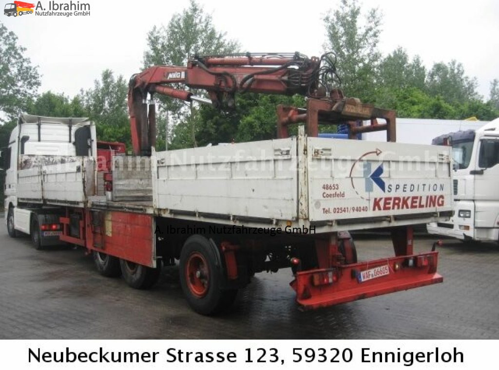 Ackermann PS24/12.5E PS 24 12,5 E mit MKG 150 - Semirremolque plataforma/ Caja abierta: foto 3 Ackermann PS24/12.5E PS 24 12,5 E mit MKG 150 - Semirremolque plataforma/ Caja abierta: foto 3