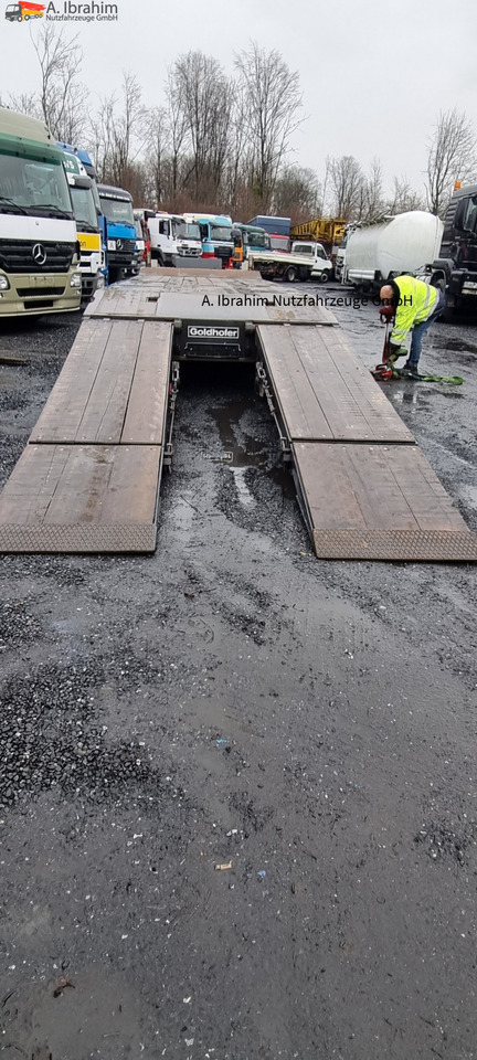 Goldhofer TU-L 3-24/80  Tieflader 10.00 m Ladefläche - Remolque góndola rebajadas: foto 3 Goldhofer TU-L 3-24/80  Tieflader 10.00 m Ladefläche - Remolque góndola rebajadas: foto 3