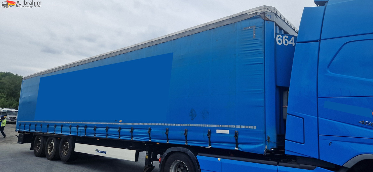 Semirremolque lona Krone SD  Deutscher Auflieger, Pritsche Plane Edscha: foto 8