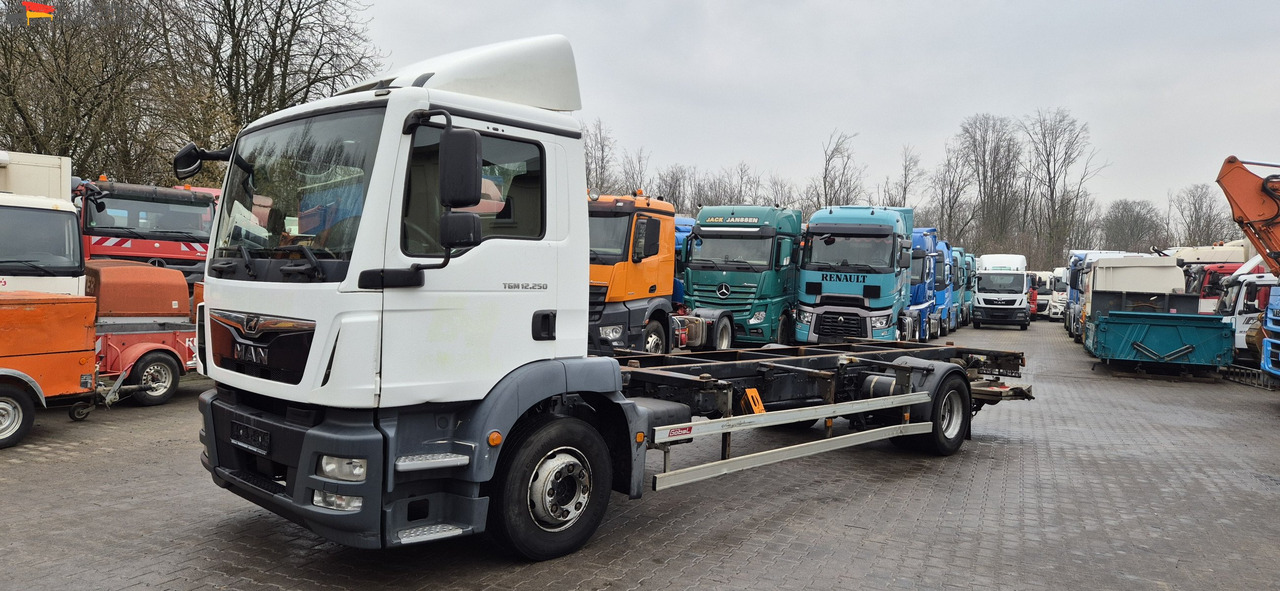 Camión portacontenedore/ Intercambiable MAN 12.250 LBW 1500 kg Dehollandia: foto 1