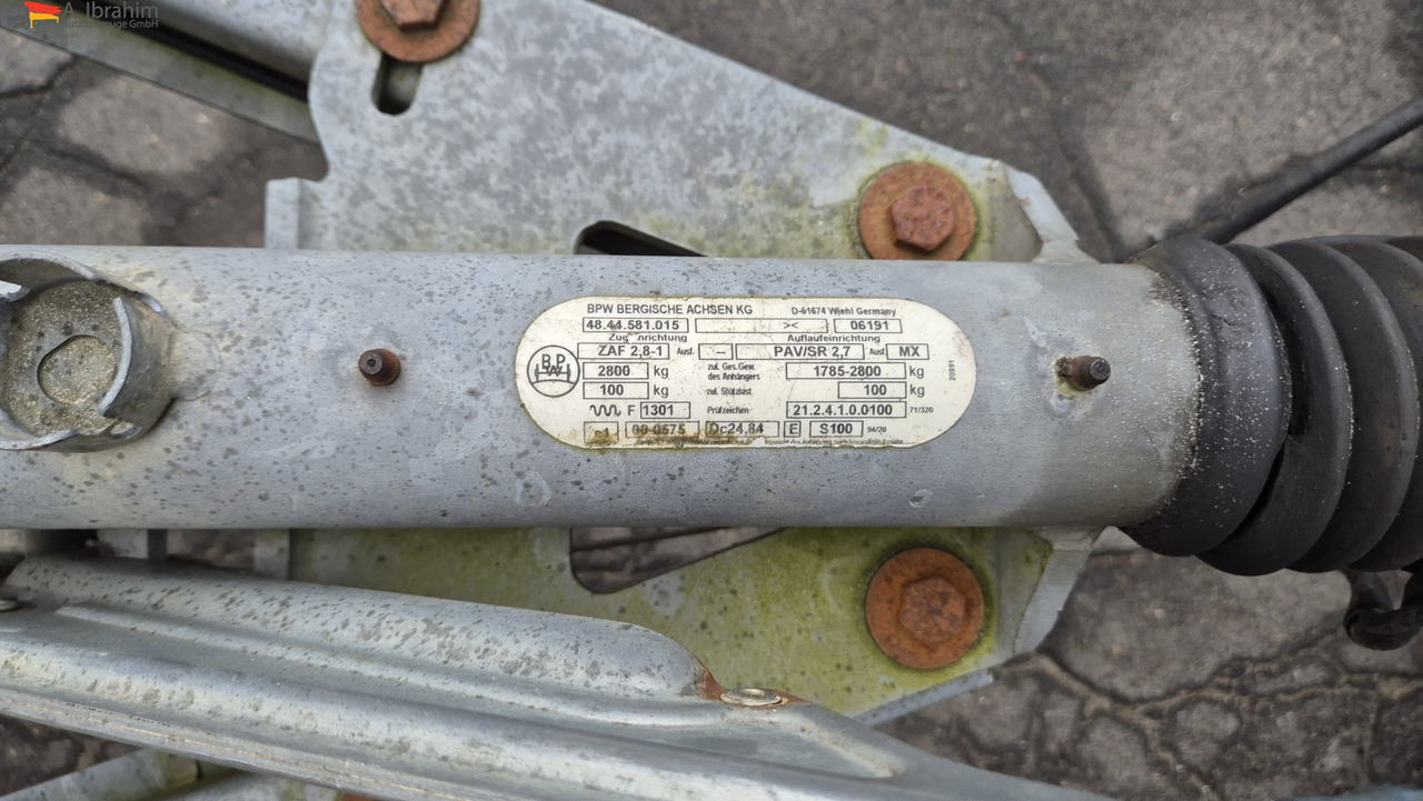 Wagenbouw Hapert K2700 Deichsel verstellbar - Remolque caja cerrada: foto 2 Wagenbouw Hapert K2700 Deichsel verstellbar - Remolque caja cerrada: foto 2