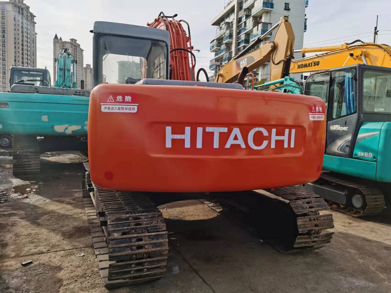 Excavadora de cadenas HITACHI EX120-2: foto 6