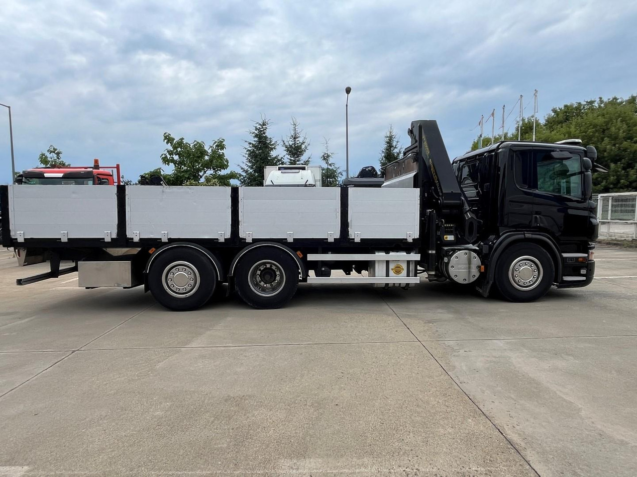 Camión caja abierta, Camión grúa SCANIA P320, +RC, valník Crane PK 20002: foto 9