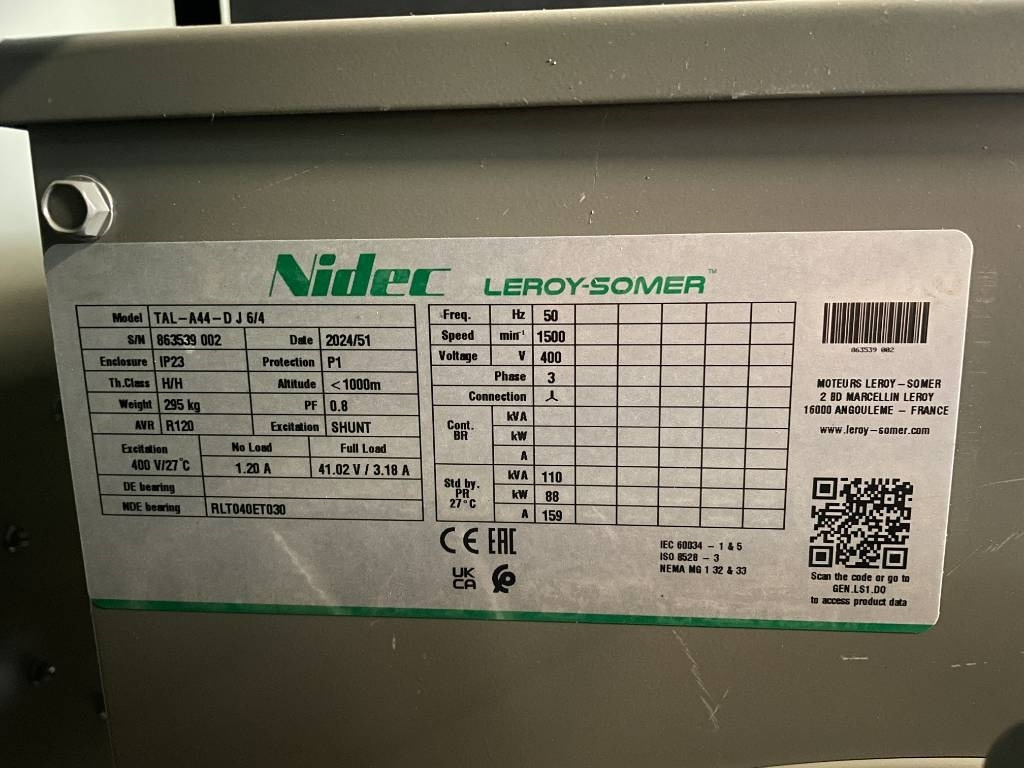 Generador industriale nuevo Iveco NEF45TM2A - 110 kVA Generator - DPX-19791: foto 19