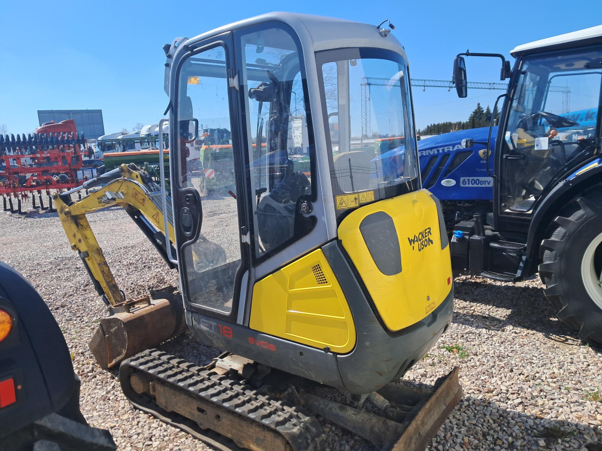 Minikoparka gąsienicowa WACKER NEUSON ET18 - 2021 - 1597 mth - 3 łyżki - Miniexcavadora: foto 3 Minikoparka gąsienicowa WACKER NEUSON ET18 - 2021 - 1597 mth - 3 łyżki - Miniexcavadora: foto 3