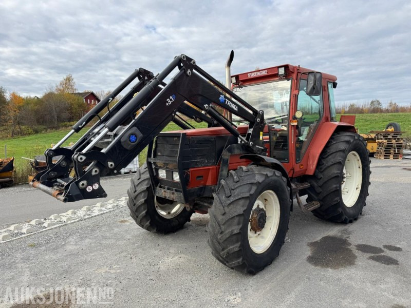1994 Fiat F 115 traktor med frontlaster - Tractor: foto 1 1994 Fiat F 115 traktor med frontlaster - Tractor: foto 1