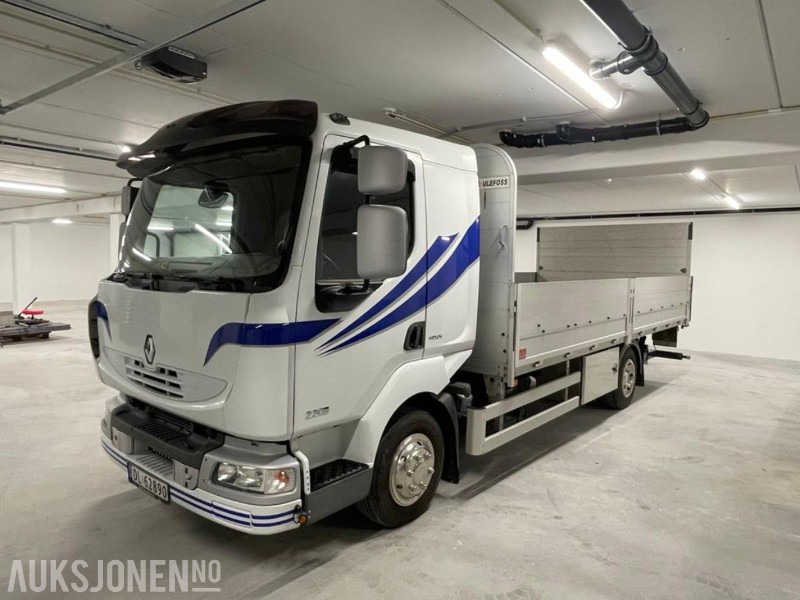 2007 RENAULT MIDLUM LASTEBIL - PLANBIL MED LIFT. KUN 95544 KM! - Camión caja abierta: foto 2 2007 RENAULT MIDLUM LASTEBIL - PLANBIL MED LIFT. KUN 95544 KM! - Camión caja abierta: foto 2