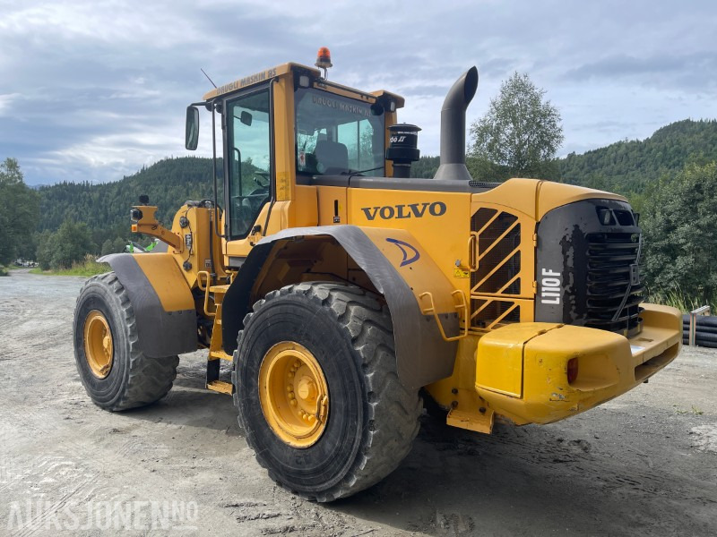 2008 Volvo L110F hjullaster med skuff - sentralsmøring - 3/4 funksjon-Skriver med vekt-kamera - ekstra lys - Cargadora de ruedas: foto 3 2008 Volvo L110F hjullaster med skuff - sentralsmøring - 3/4 funksjon-Skriver med vekt-kamera - ekstra lys - Cargadora de ruedas: foto 3