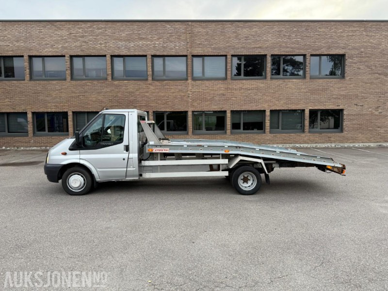 2012 Ford Transit 2,2 155hk, Webasto, Cruisekontroll, Hengerfeste, DAB, EU til 06.2026 - Camión portavehículos: foto 4 2012 Ford Transit 2,2 155hk, Webasto, Cruisekontroll, Hengerfeste, DAB, EU til 06.2026 - Camión portavehículos: foto 4