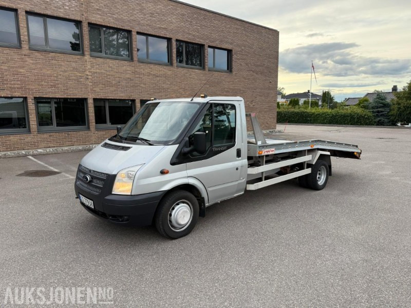 2012 Ford Transit 2,2 155hk, Webasto, Cruisekontroll, Hengerfeste, DAB, EU til 06.2026 - Camión portavehículos: foto 1 2012 Ford Transit 2,2 155hk, Webasto, Cruisekontroll, Hengerfeste, DAB, EU til 06.2026 - Camión portavehículos: foto 1