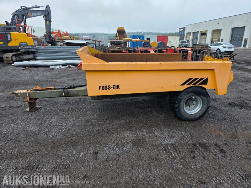 2012 Foss-eik dumperhenger hydraulisk med baklem - Tillatt totaltvekt 10400 kg - Equipo de construcción: foto 2 2012 Foss-eik dumperhenger hydraulisk med baklem - Tillatt totaltvekt 10400 kg - Equipo de construcción: foto 2