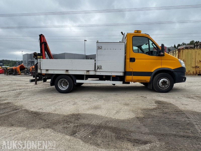 2013 Iveco Daily Planbil m/palfinger kran. - Camión caja abierta: foto 4 2013 Iveco Daily Planbil m/palfinger kran. - Camión caja abierta: foto 4